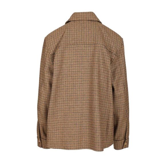 Saint Laurent Women Houndstooth Overshirt